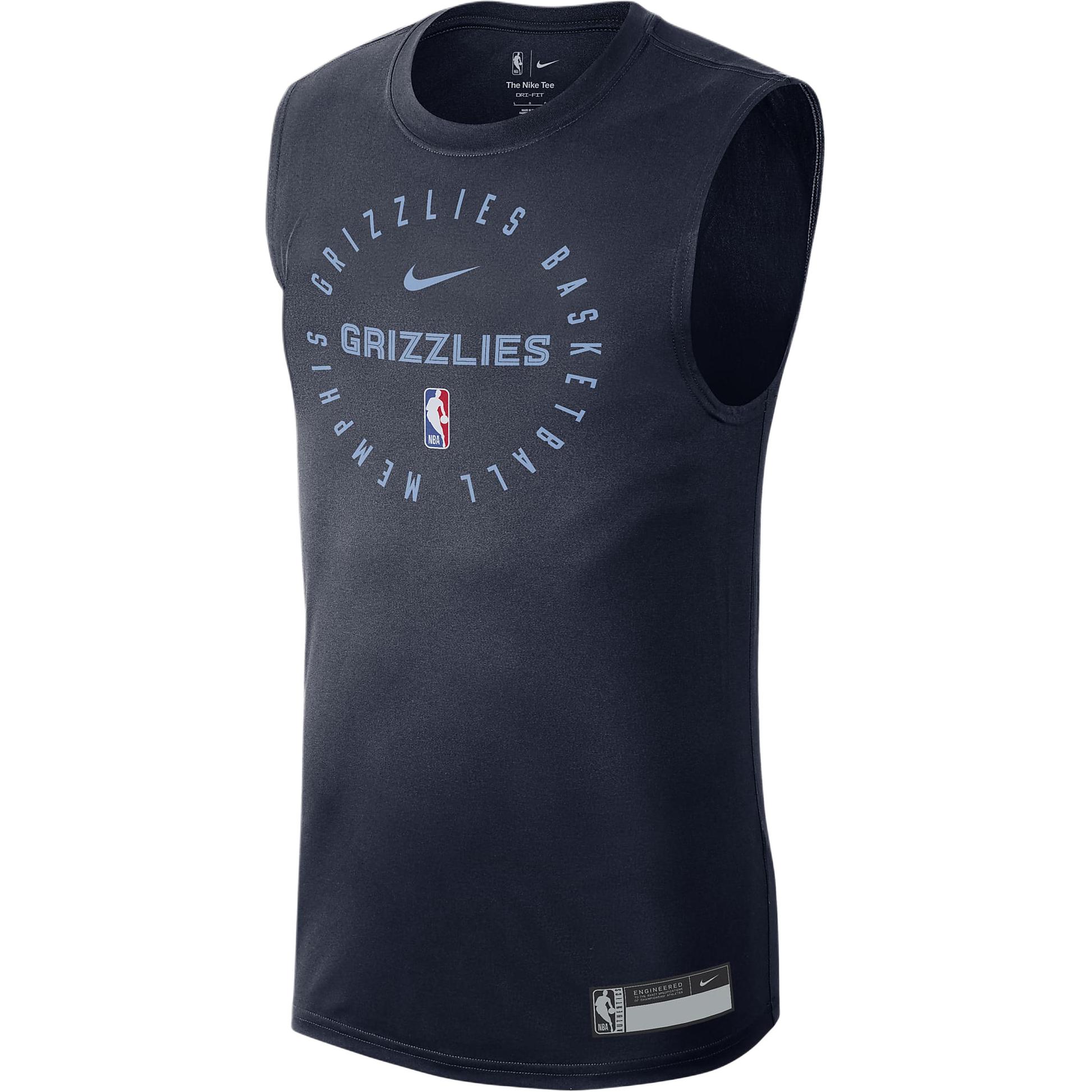 

Футболка DRI FIT NBA Memphis Grizzlies мужская университетская темно-синяя Nike