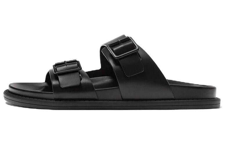 

Шлепанцы мужские черные Zara