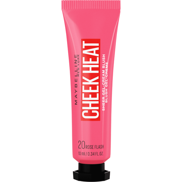 

Румяна 20 розовые, 10 мл Maybelline New York Cheek heat, цвет 20 rose flash