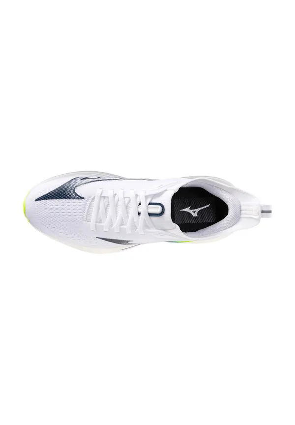 Кроссовки для бега по шоссе neo zen 2 Mizuno, White/Estate Blue/Lightning Yellow — фото 2