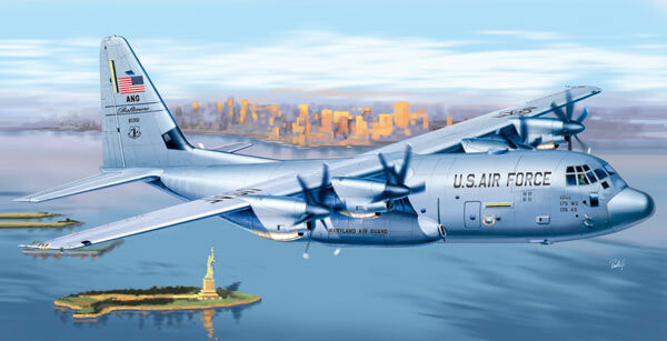 

Комплект модели C130J Hercules Italeri