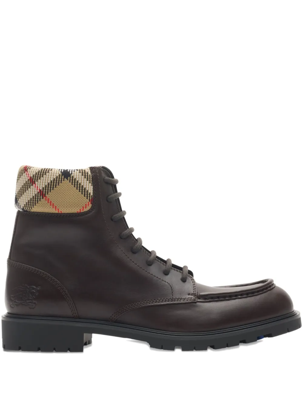 

Кожаные ботинки Combat Rogue BURBERRY, коричневый