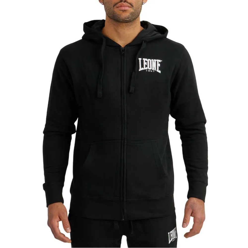 

Толстовка Leone1947 Logo full zip, черный