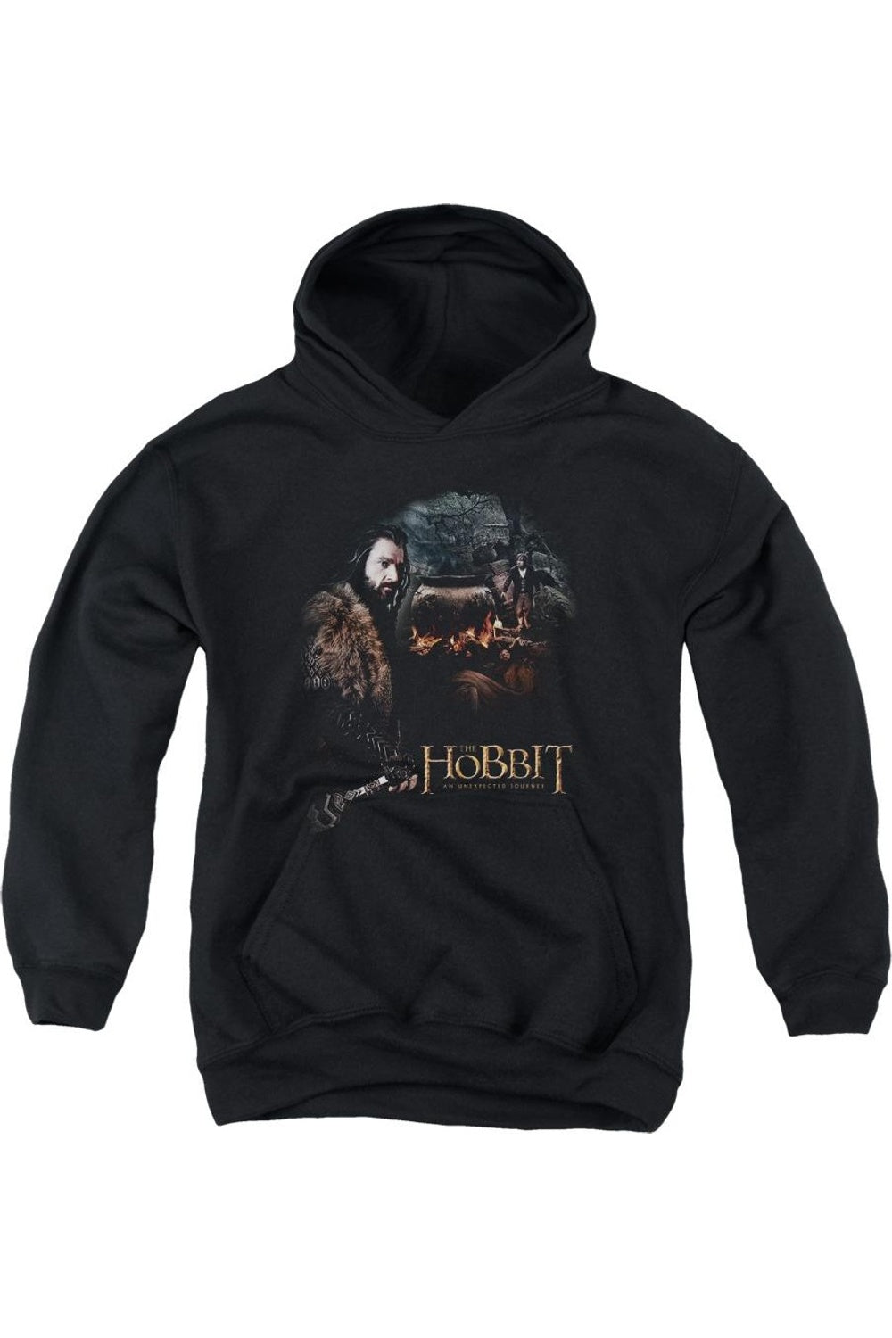 

Толстовка с капюшоном The Hobbit Cauldron Youth Gildan, черный