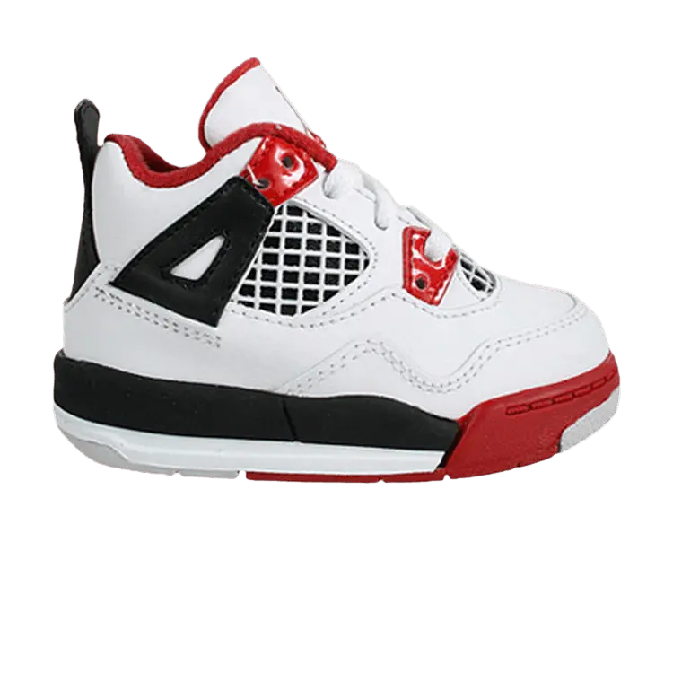 

Кроссовки Air Jordan 4 Retro TD Fire Red2012, белый