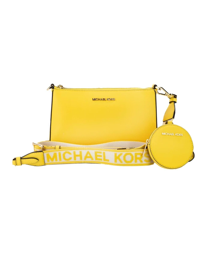

Стильная сумка через плечо с техническим креплением Michael Kors, желтый