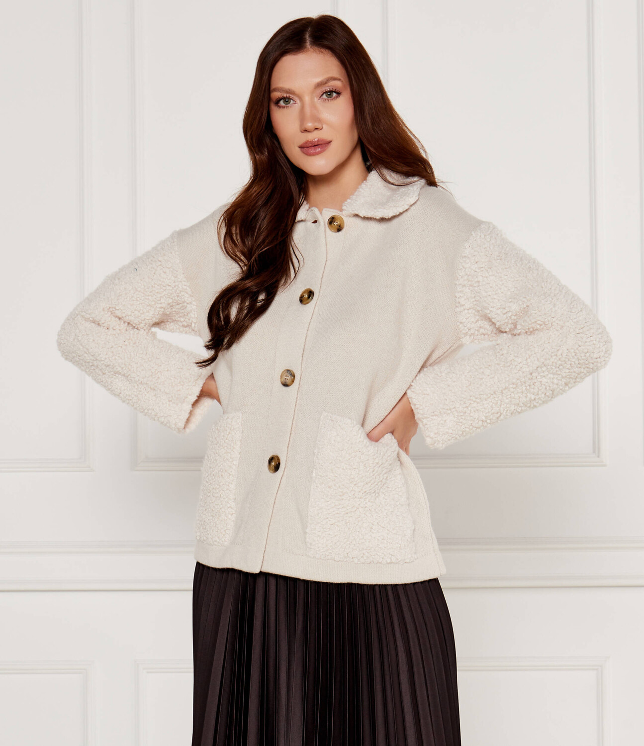 

Свитер Marella SPORT Loose fit, бежевый