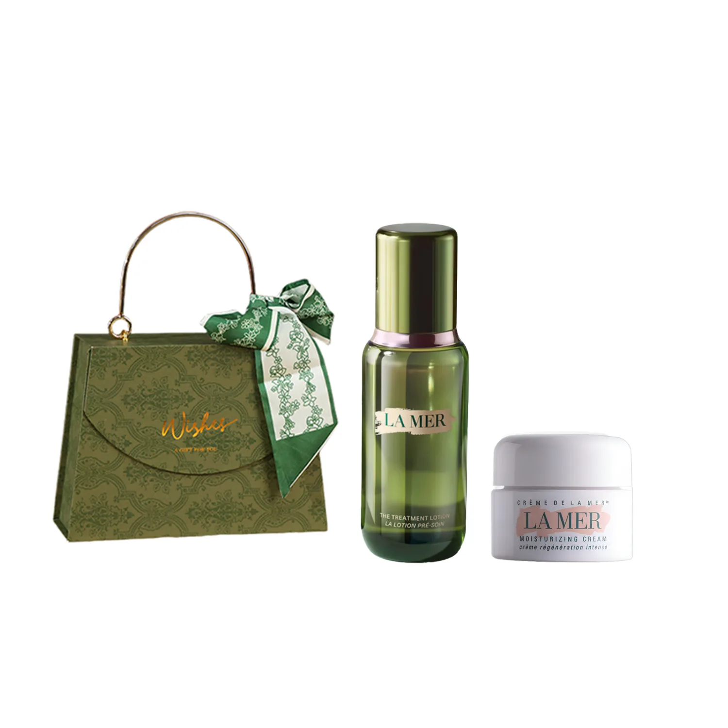 LA MER Набор сывороток Mori Style Box Essence для увлажнения и питания кожи, New Version Essence 150ml+Classic Face Cream 7ml