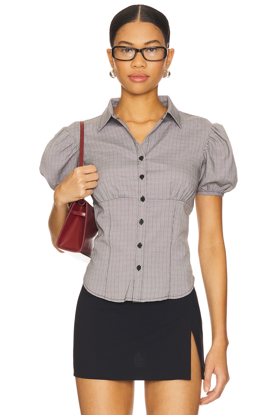 

Блузка Mon cheri Lioness, onyx gingham