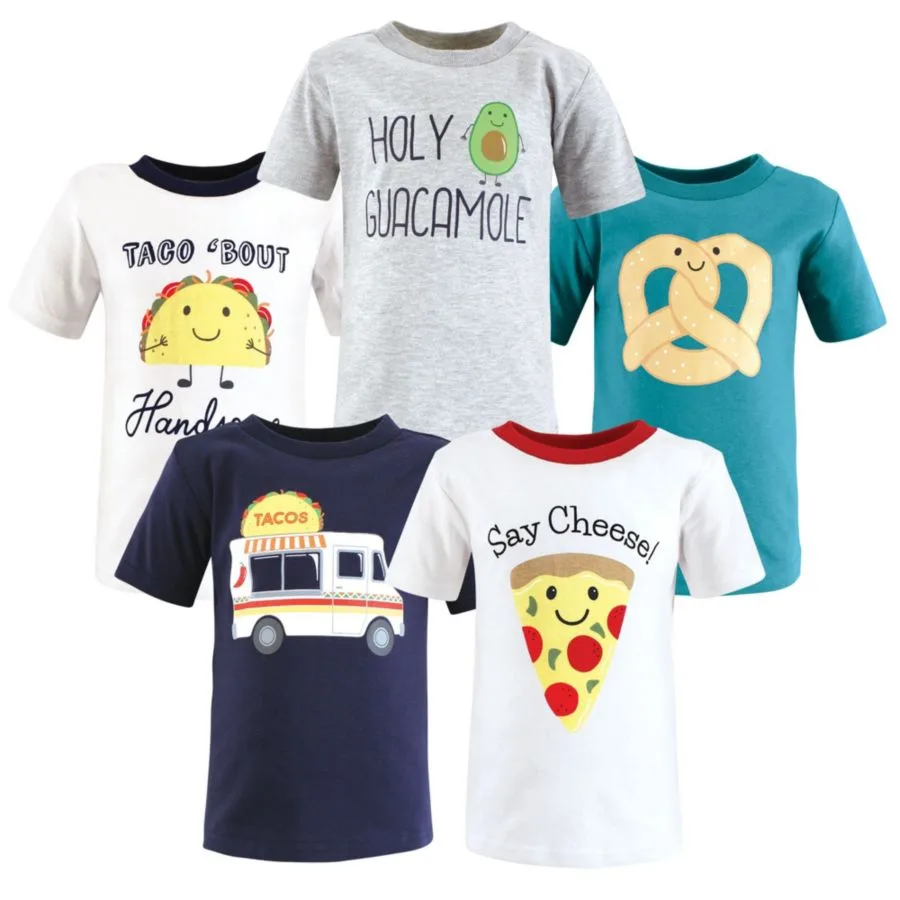 Футболки с коротким рукавом и круглым вырезом Hudson Baby, Fun Food