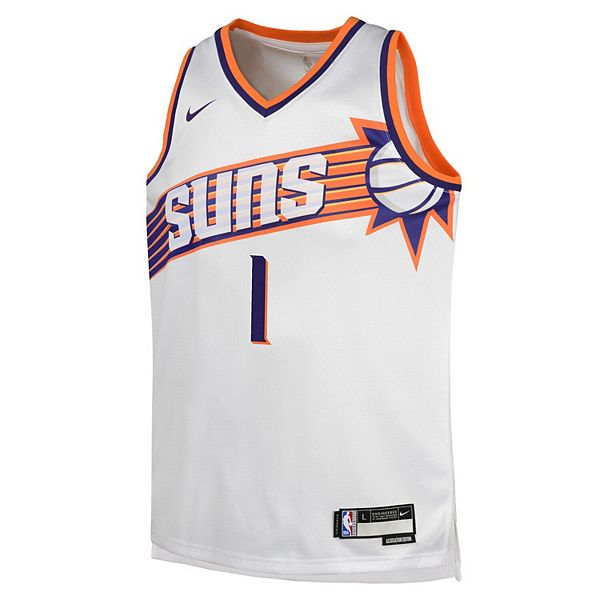 Молодежная футболка Devin Booker Phoenix Suns Swingman - ассоциация, белая Nike — фото 3