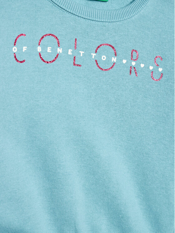 Толстовка обычного кроя United Colors Of Benetton, синий — фото 3