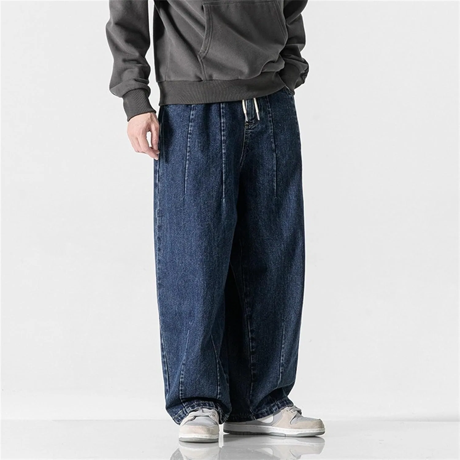 Джинсы свободные Baggy Jeans, Blue — фото 3