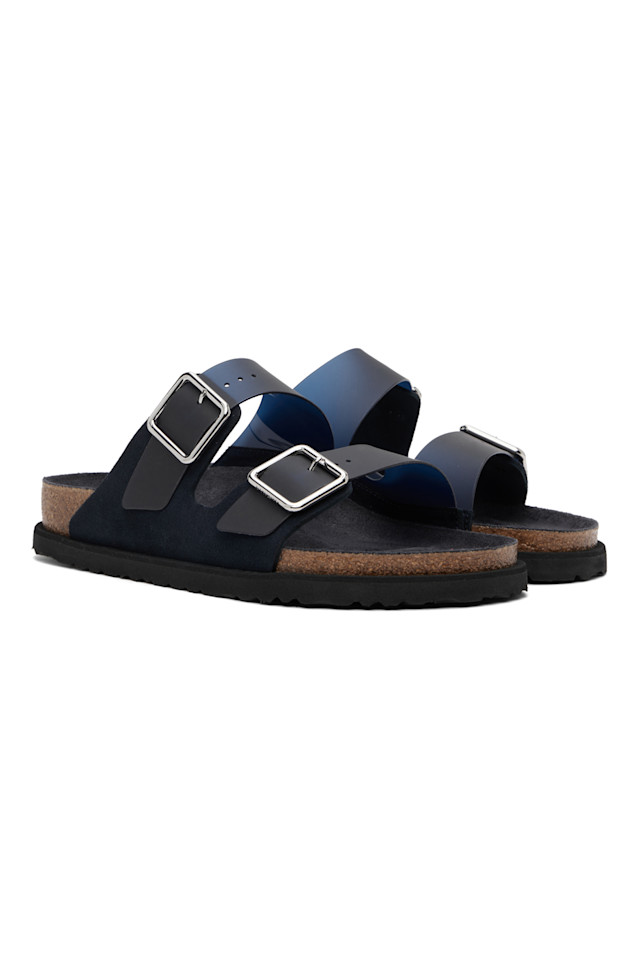 1774 Arizona PVC молочные сандалии Birkenstock, синий — фото 4