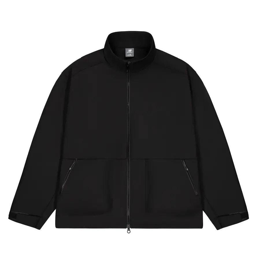 

New Balance Серая куртка унисекс черная, Black-BK