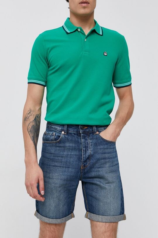 

Джинсовые шорты United Colors of Benetton, синий