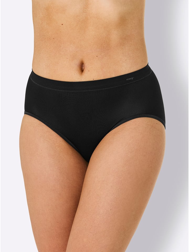 

Mey Черные трусы с высокой талией