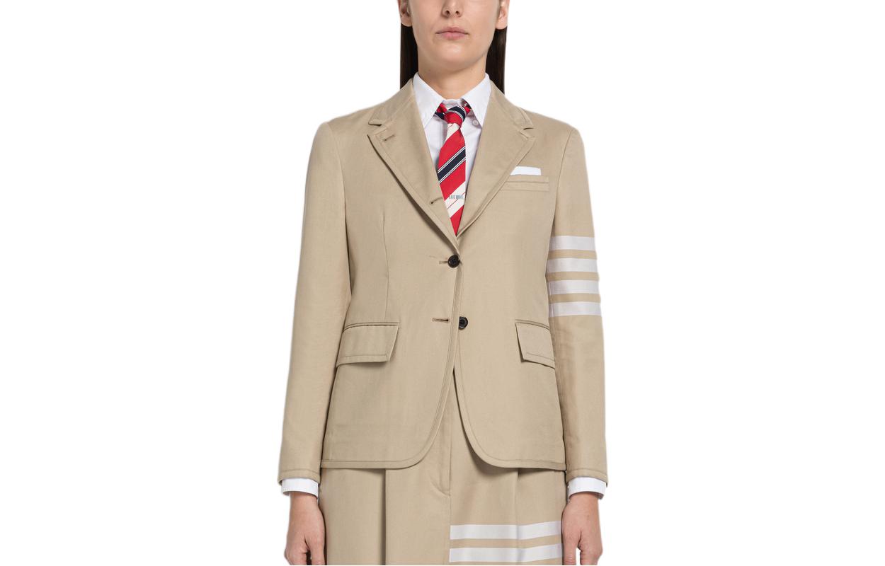 

THOM BROWNE Женский деловой костюм верблюжьего цвета, Camel