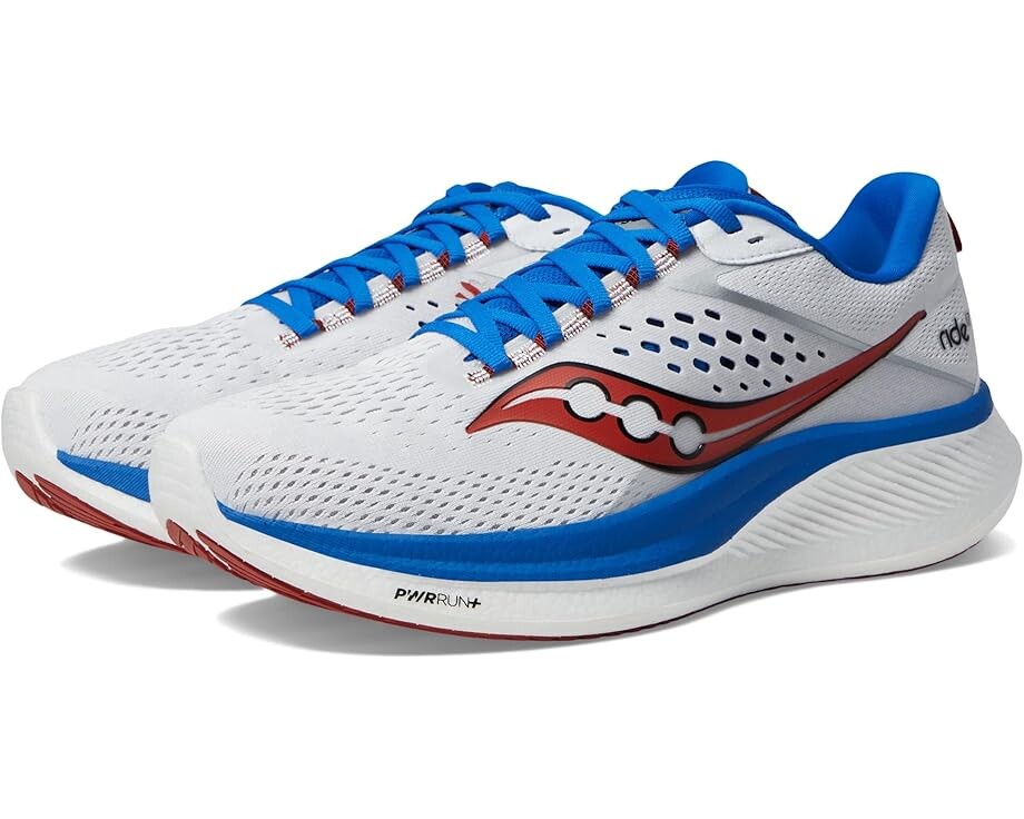 

Кроссовки Saucony Ride 17, цвет White/Cobalt, Белый, Кроссовки Saucony Ride 17, цвет White/Cobalt