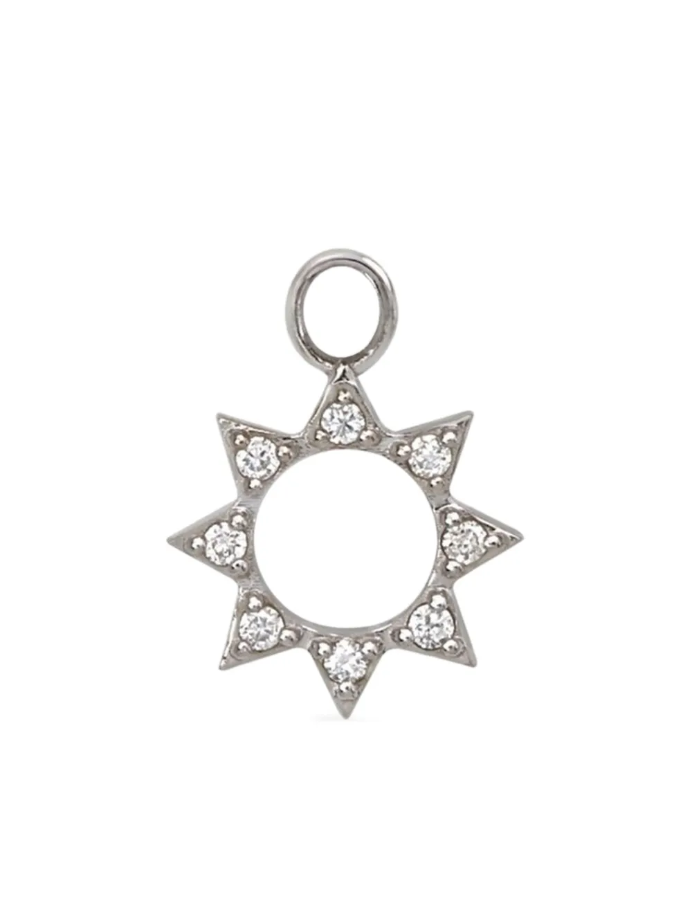 

Подвеска Summer Sun из белого золота с бриллиантами Lark & Berry, серебяный