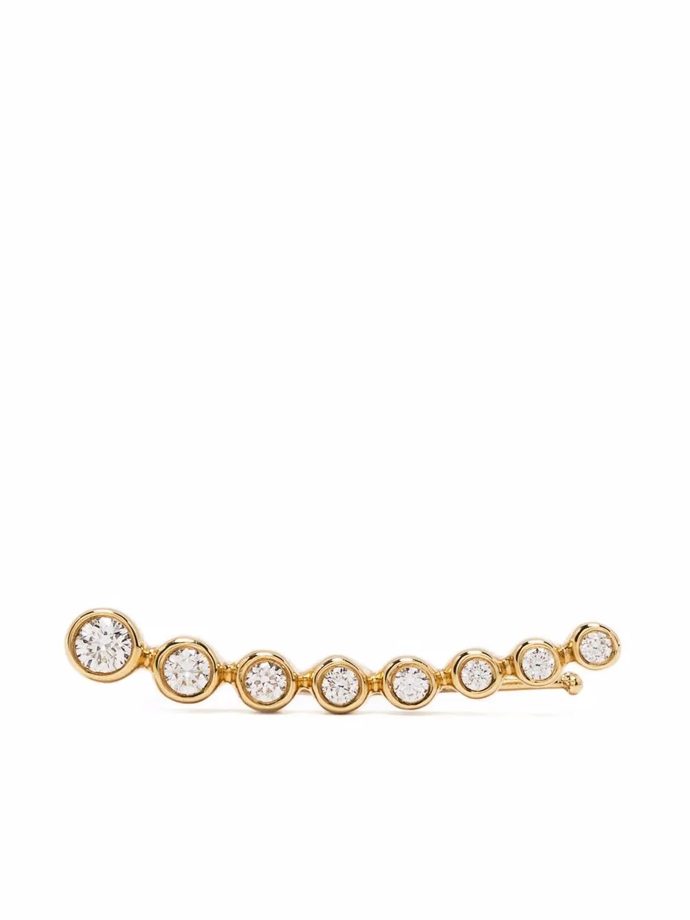

Серьга Cascade из желтого золота с бриллиантами Djula, золотой