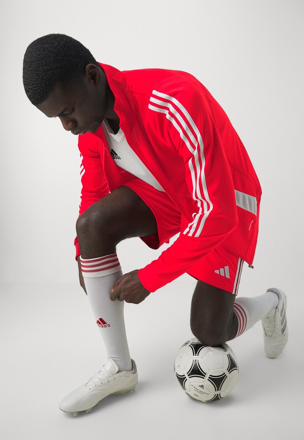 Куртка тренировочная TIRO24 JACKET adidas Performance, цвет team power red 2/white — фото 4