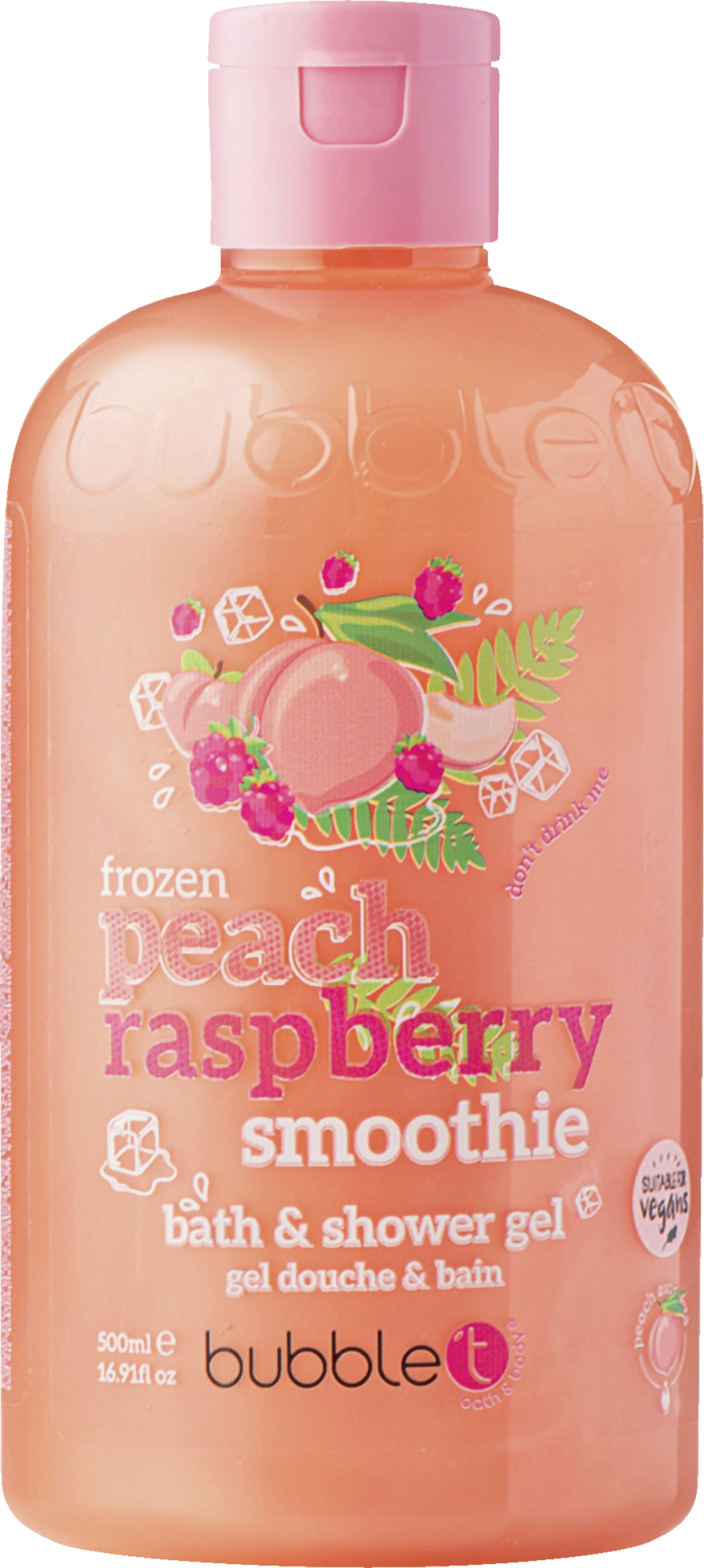 

Гель для душа bubble t Peach & Raspberry Bade- & Duschgel