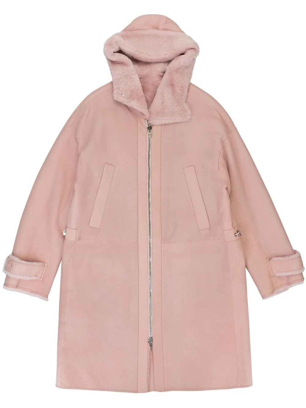 

Двустороннее пальто Loro Piana, розовый
