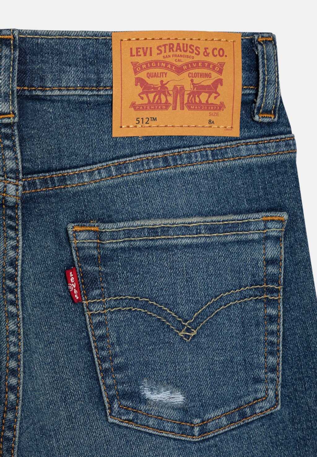 

Джинсы узкого кроя 512 SLIM TAPER Levi's, темно-синий деним