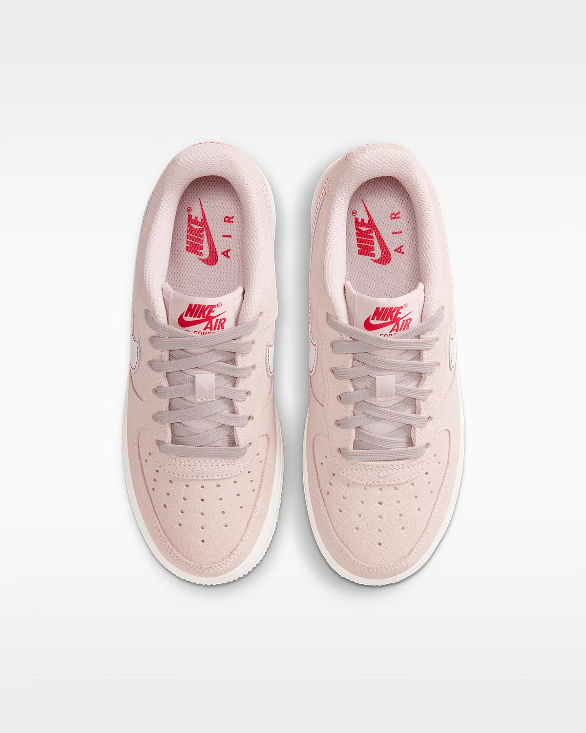 Детские кроссовки Nike Air Force 1 LV8, Silt Red/University Red/Sail — фото 4