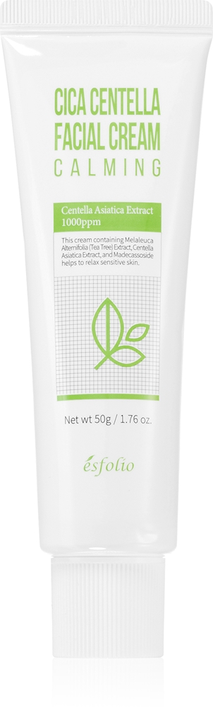 

Успокаивающий крем для лица с центеллой азиатской для чувствительной кожи Esfolio, 50 мл