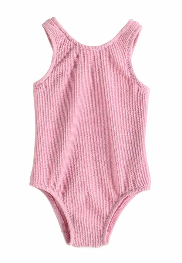 Купальник стандартного кроя из жатой ткани Next, Light Pink