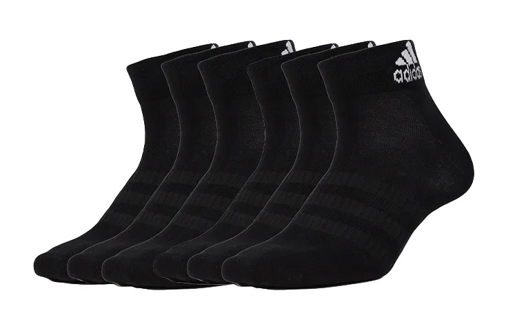 Унисекс баскетбольные носки Adidas, Black 3 Pack — фото 4