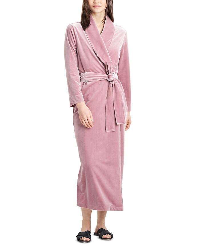 

Natori Natalie Бархатный халат, фиолетовый