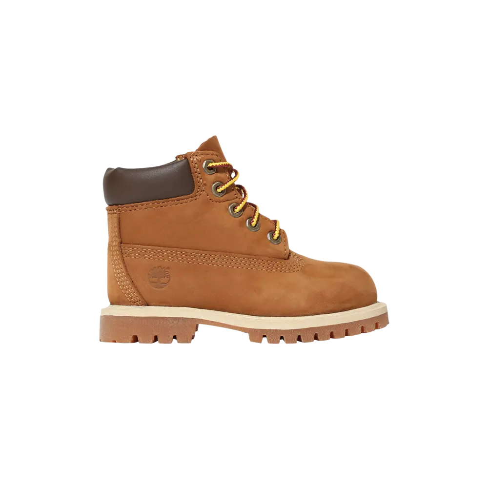

6-дюймовые ботинки премиум-класса для малышей Timberland, коричневый