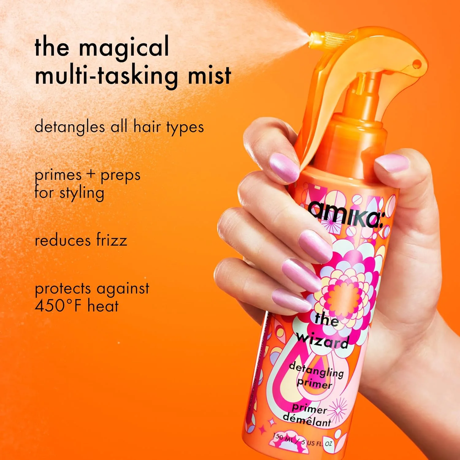 amika the wizard detangling primer 148 мл (1 шт.) — фото 2