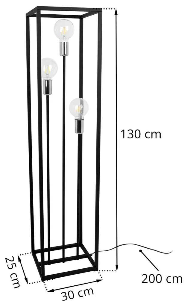 

Торшер LIGHT HOME LH, черный