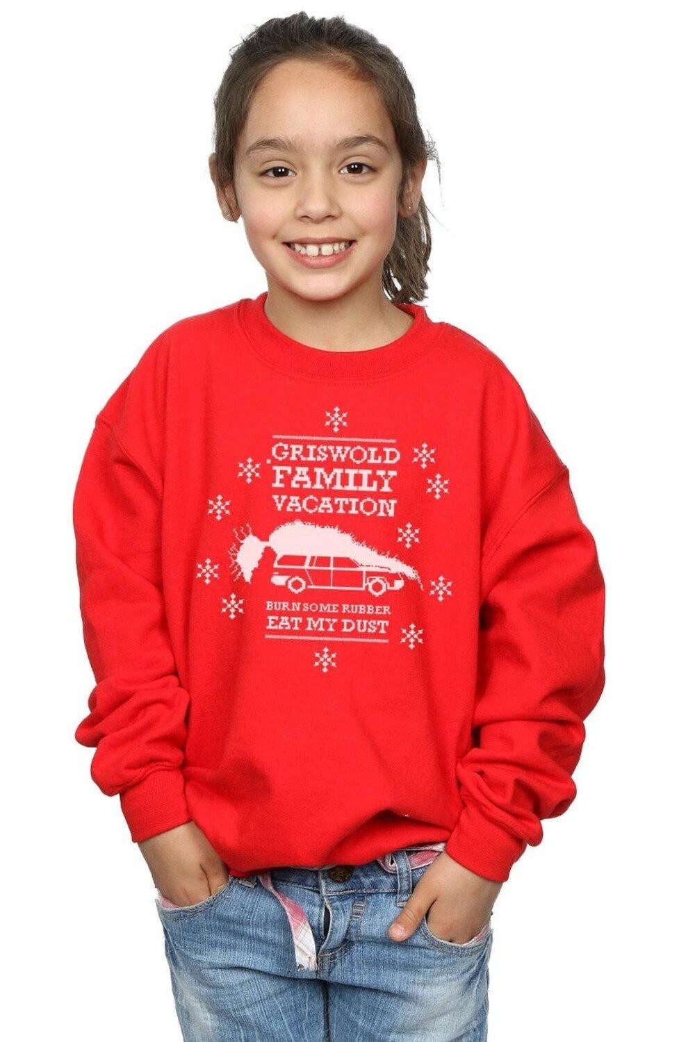 

Съешь мою пыльную толстовку National Lampoon's Christmas Vacation, красный