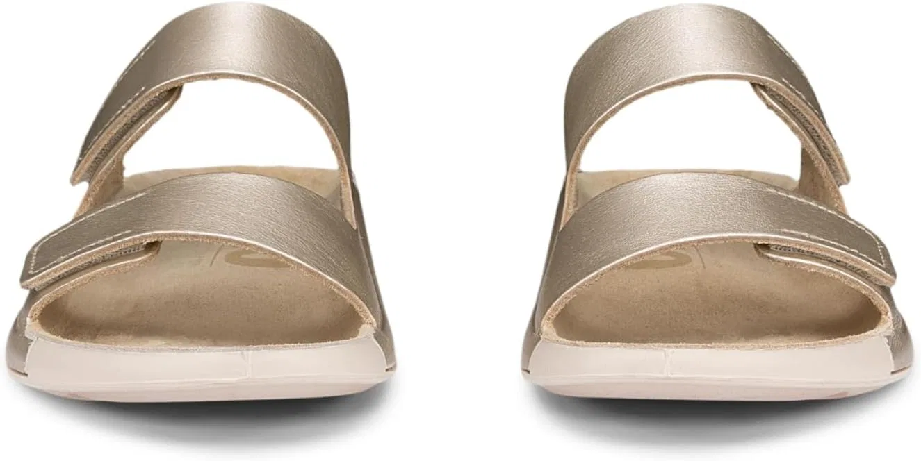 Сандалии ECCO Damen Cozmo, Pure White Gold Metallic — фото 2