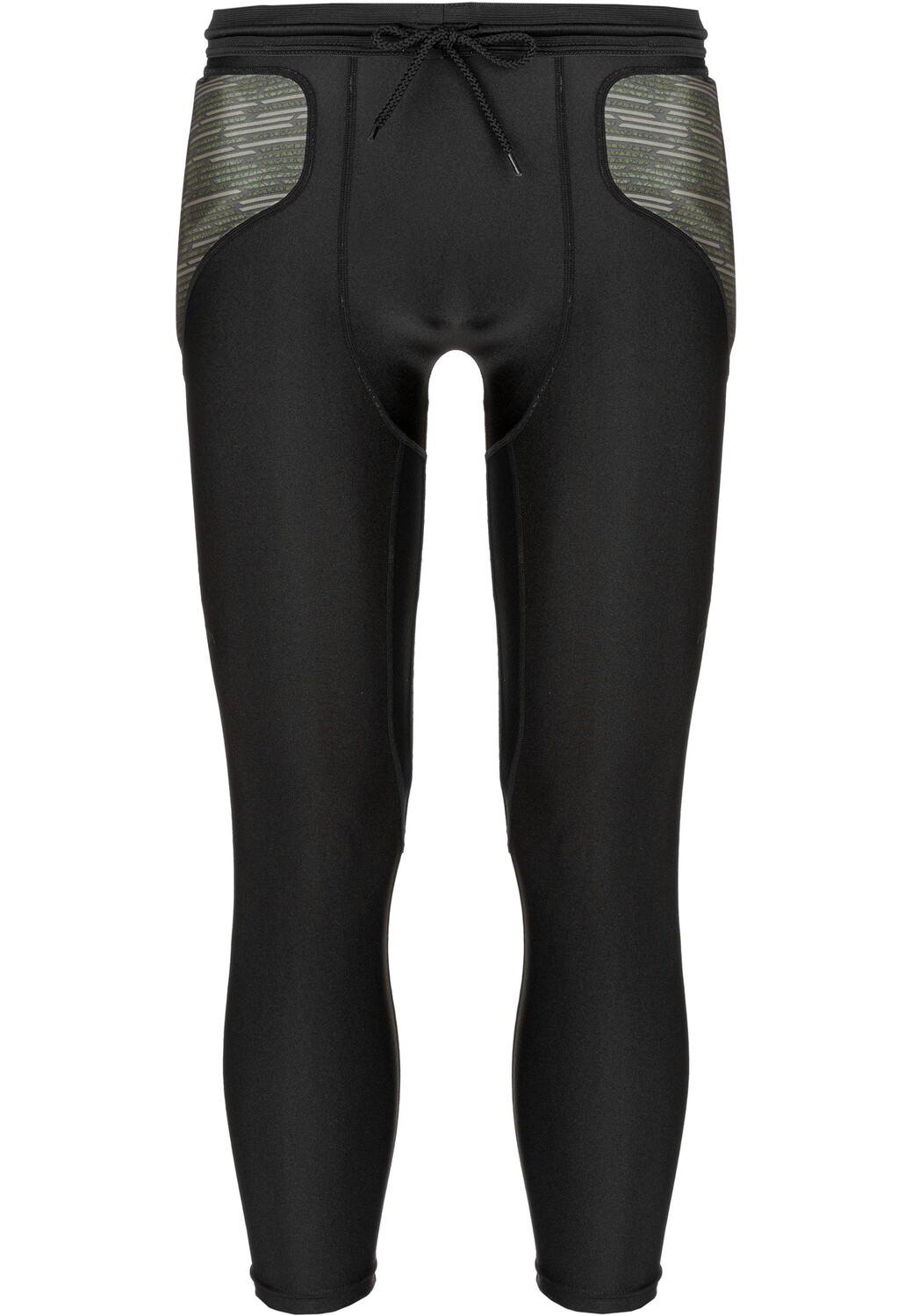 

Брюки Reusch Torwarthose Padded Eco Short 3/4, цвет 7050 black/desert green