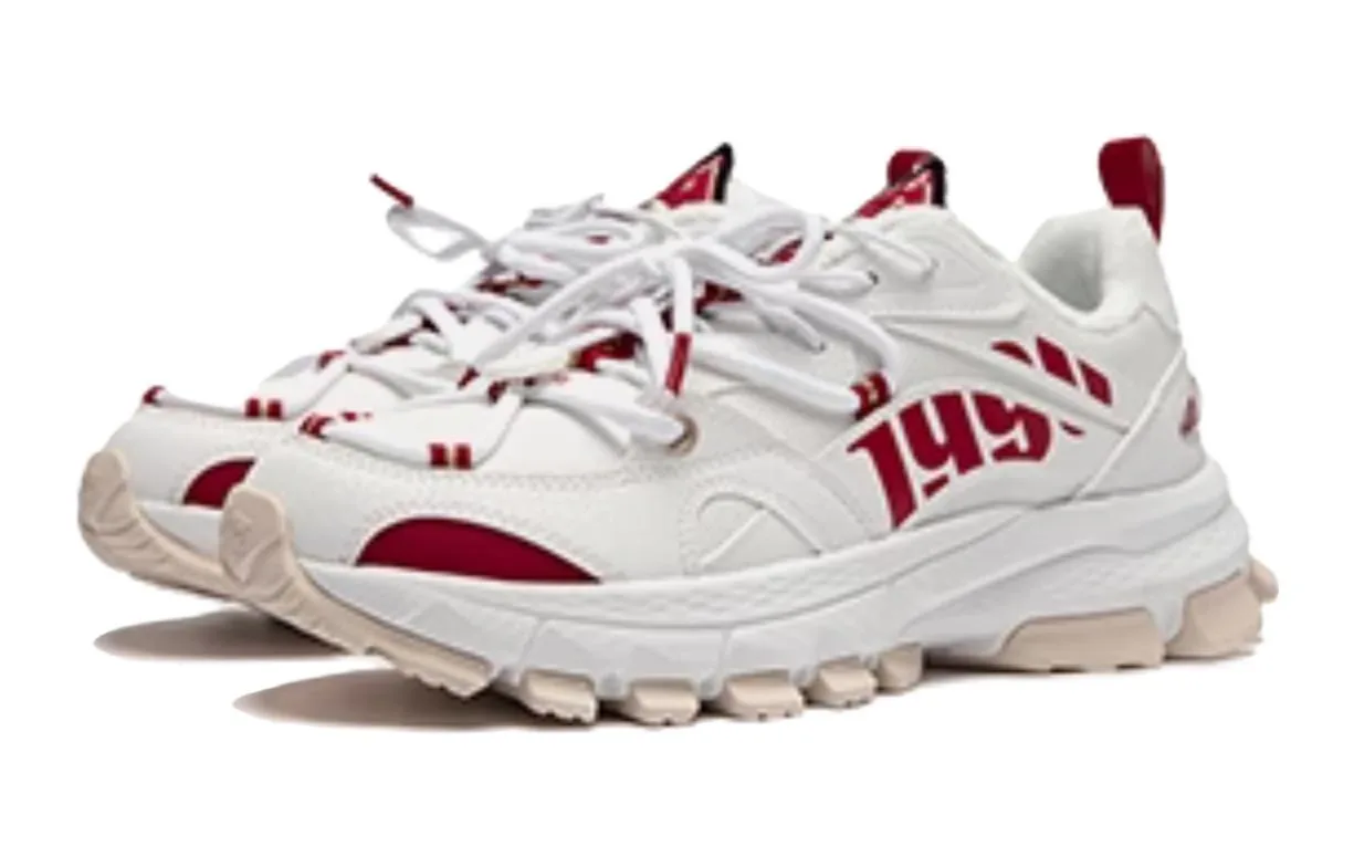 YOUNG Li-Ning YOUNG Sports Life Collection низкие кроссовки для подростков стандарт White Bull Red — фото 4