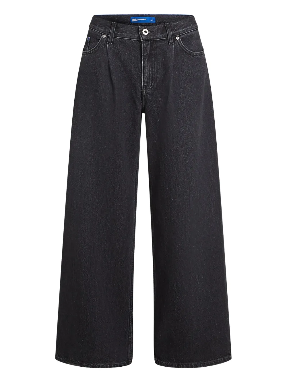 

Широкие джинсы Karl Lagerfeld Jeans, черный