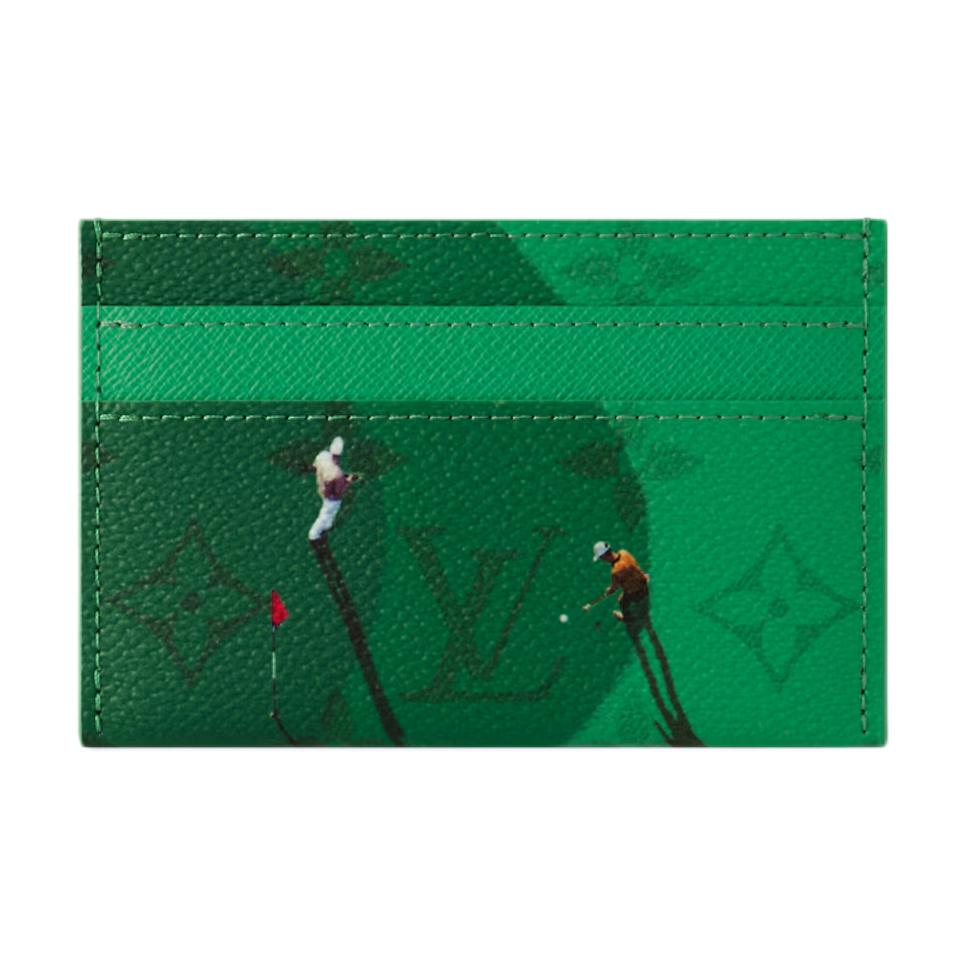 LOUIS VUITTON Двойной чехол для гольф карт зеленый — фото 2