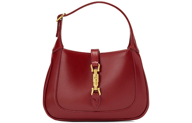 

GUCCI Сумка через плечо Jackie 1961 Leather Crescent, мини-сумка через плечо, женская, красная