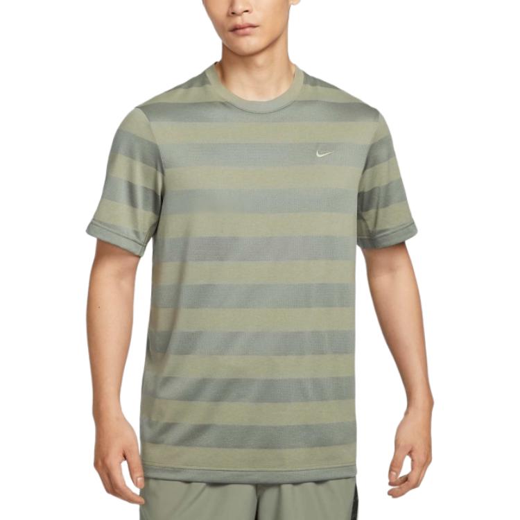 

Мужская майка Dri FIT для фитнеса с короткими рукавами Nike, зеленый