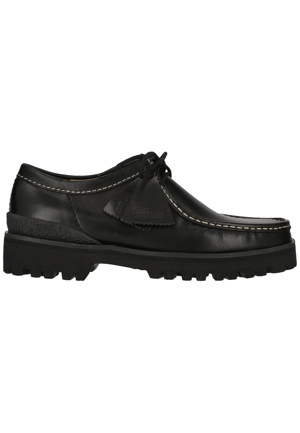 Снуршузы Wallabee Yukoner из кожи, Clarks, черная кожа — фото 4