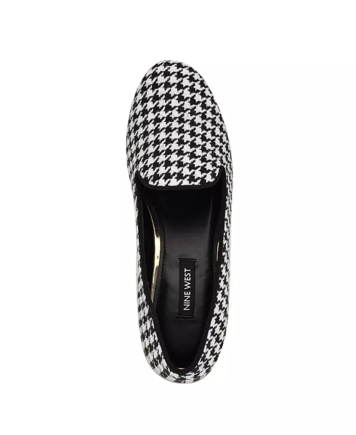 Женские лоферы Renold с круглым носком Nine West, черный — фото 4