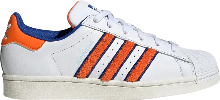 

Кроссовки Wmns Superstar 'White Orange Royal Chenille', белый