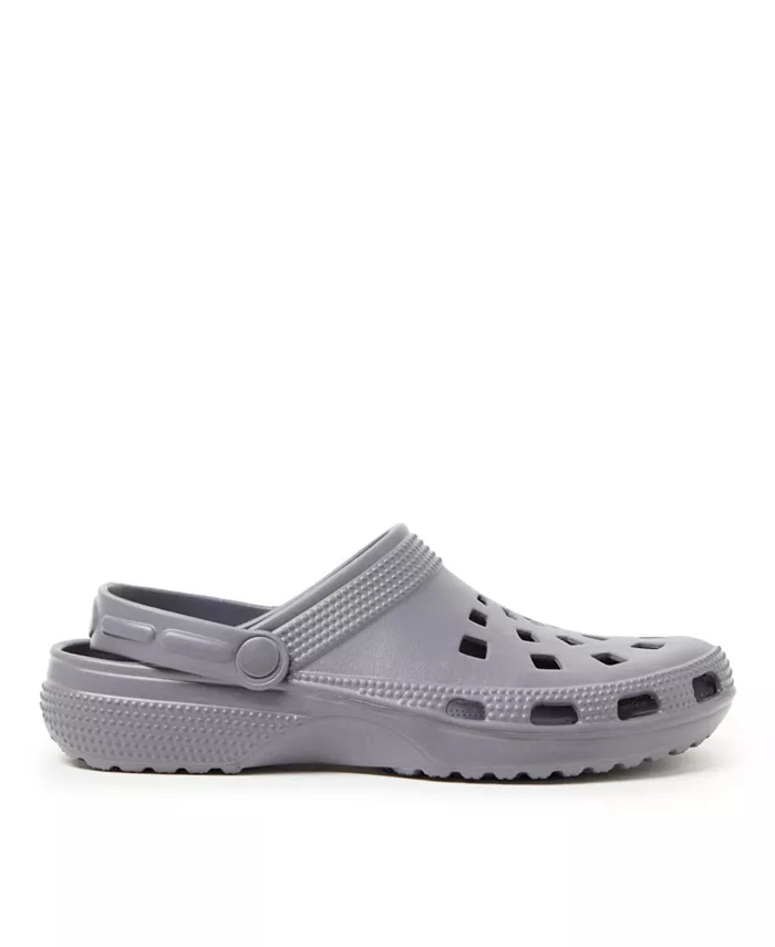 Мужские экологичные клоги EcoCozy Sustainable Clog Dearfoams, серый — фото 2
