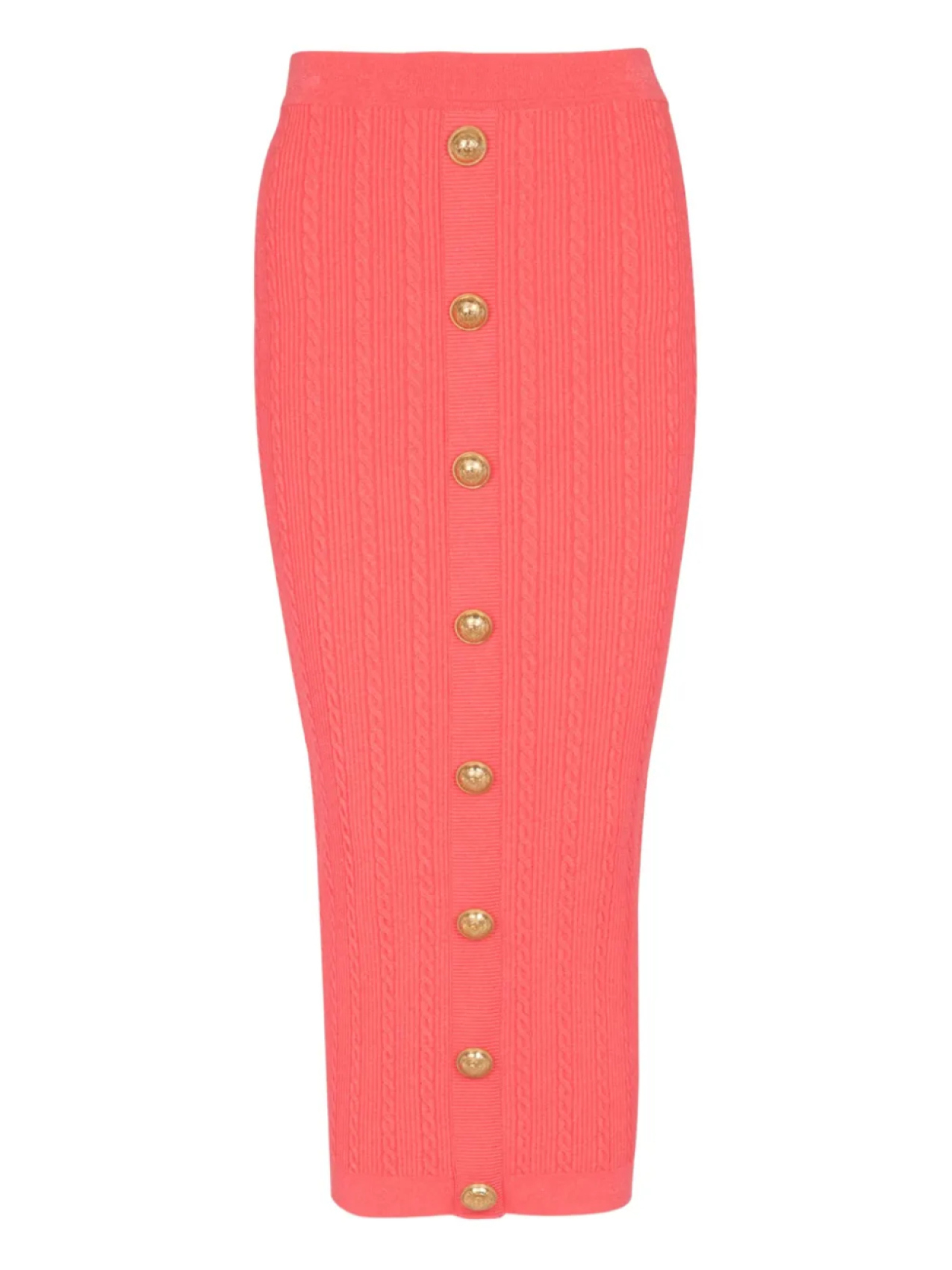 

Balmain юбка фактурной вязки, розовый